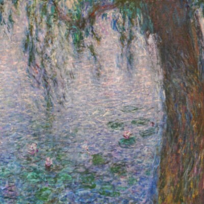 Monet's garden in paint.