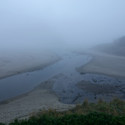 Proposal Rock on the morning of our departure. (Take my word for it.)