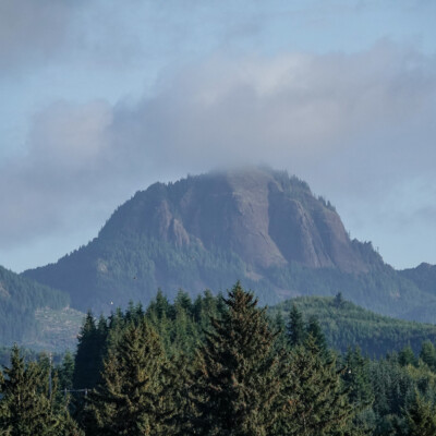 Rock Mountain (?) from Nehalem Bay, Fall, 2023