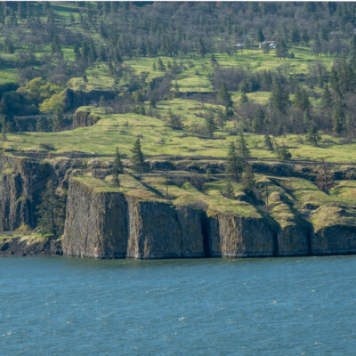 A view of Oregon across the Columbia River, from Catherine Creek, Washington, Spring 2024