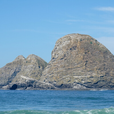 The rocky Oregon coastline, Oceanside, Summer 2024