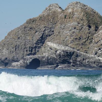 The rocky Oregon coastline, Oceanside, Summer 2024