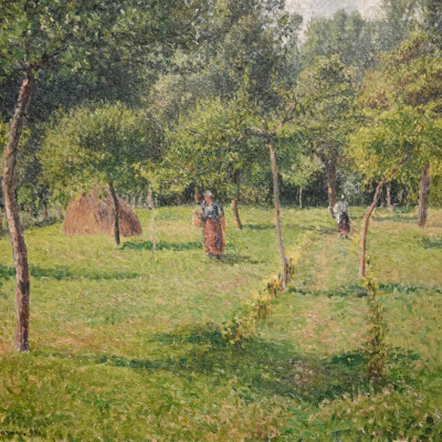 Pissarro, The Orchard at Eragny, 1896