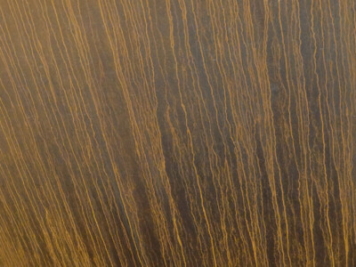 A wall of weathered steel, part of Richard Serra's "The Matter of Time" at the Bilbao Guggenheim