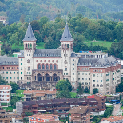 San Sebastian Seminary: a stunning appearance on the hillside above town, with no evidence of current use.