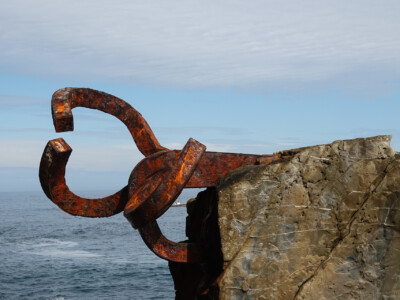 For comparison, Chillida's El Peine del Viento (The Comb of the WInd) in San Sebastián