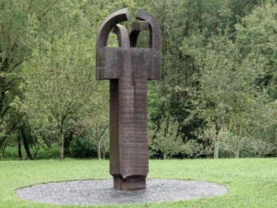At Chillida Leku, outside of San Sebastián.