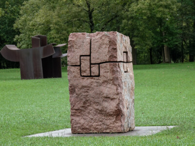 At Chillida Leku, outside of San Sebastián.