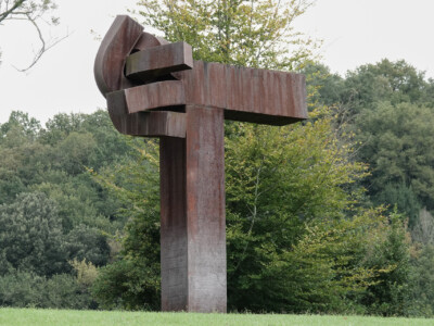At Chillida Leku, outside of San Sebastián.