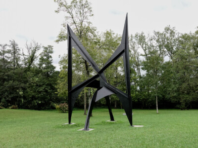 At Chillida Leku, outside of San Sebastián.