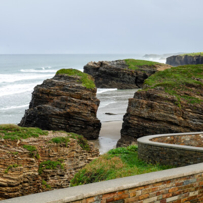 Cathedral Beach, near Ribadeo in Galicia, Spain.