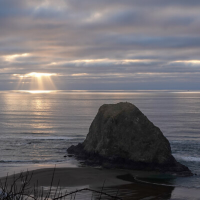 Sunset view from US Hwy 101
