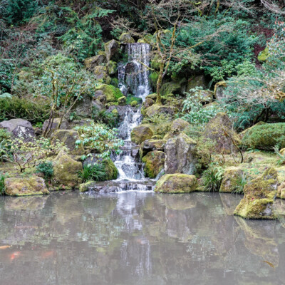 The waterfall