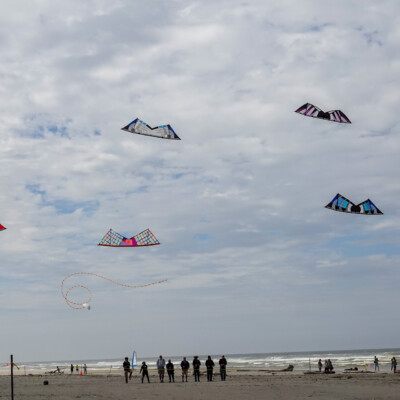Synchronized kite flying!