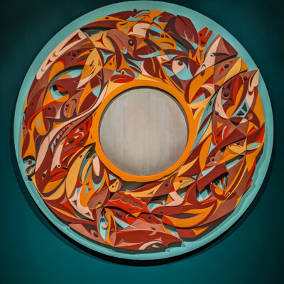 "Beyond the Edge (Coast Salish Spindle Whorl Design)" by artist Susan Point "Beyond the Edge (Coast Salish Spindle Whorl Design)" by artist Susan Point
