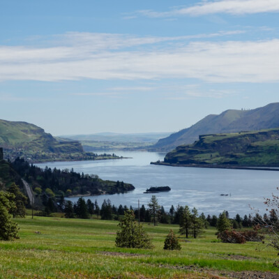 View up the Columbia River Gorge from Catherine Creek, Spring 2026 The view up the Columbia River Gorge from Catherine Creek